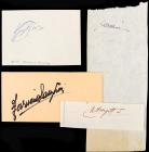 The Greatest Names in High Performance Racing: Ferrari, Lamborghini, Porsche & Bugatti Autographs