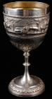 Sterling Silver 1st Place Trophy Goblet, 1902, During British Occupation of India