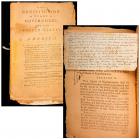 WITHDRAWN - Important, Annotated Copy of The Constitution Owned By Delegate Aaron Wood, 1787