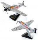 WWII Fighter Pilots Signed P-51 Mustang Model