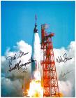 2002 Stunning lift off litho signed by 4 astronauts (x2)