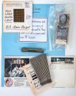 Space Journalist Mary E. Bubb Collection of 4 Early Space Artifacts Including Gemini Heat Shield Sample