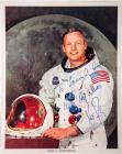 1969 Apollo 11 Neil Armstrong Signed White Space Suit Litho