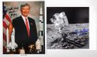 4 Signed 8 x 10 Photos of John W. Young Obtained Over a Span of 20+ Years