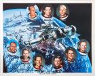 1973-1974 Complete Crews Signed NASA Litho, All 9 Astronauts