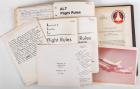 Mammoth File Collection of ALT Flight Rules Spanning Several Years in the Mid-1970s and Flight Director's Scrapbook