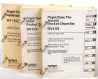 Three Flight Data File Orbit "Pocket" Checklists for Shuttle Columbia August & September, 1981