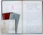 1993, Deke Slayton Handwritten "Conestoga" Launch Vehicle Notebook, Pocket Planner w/Phone Numbers