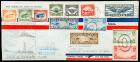 U.S., Airmail Postal History, 1939 F.A.M. #18 Cover, Spectacular Franking