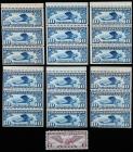 U.S., Airmail Holding, Hundreds of Stamps (Sc C7-C132)