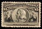 U.S., 1893, Columbian, $5 Black (Sc 245)