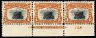 U.S., 1901, Pan-American, 4c Deep Red Brown & Black, Plate Strip (Sc