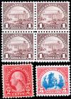 U.S., 1922-29 Large 1c-$5 Regular Issues Holding, Hundreds of Stamps