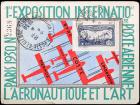 France, Airmail, 1930, 1.50fr Ultramarine, E.I.P.A. Perfins on Card