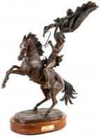 Myer, Richard, Stunning Bronze of Native American On Horseback