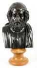 Striking 19th Century Bronze Bust of Homer