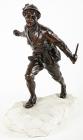 Bronze and Marble WWI Era Infantryman.