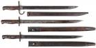 Lot of Three (3) World War I/II Military Rifle Bayonets, Japanese and Canadian