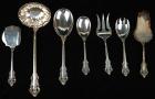 Grand Monarch by Camusso, Collection of 8 Large Vintage Sterling Silver Serving Pieces