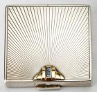 Tiffany & Co. Antique Art Deco Sterling Silver and 14K Compact