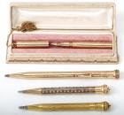 Vintage Wahl Lot of Three Mechanical Pencils and One Fountain Pen