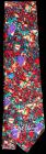 Buzz Aldrin Signed Men's Tie of Microscopic Sectioned Optical Image of Lunar Rock