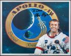 Apollo 14 Mission Commander Alan Shepard - Inscribed and Signed Color Litho