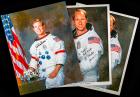 Dave Scott - Signed Color Photo and Two Al Worden Signed & Dedicated Lithos - 2