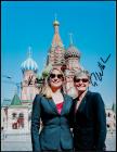 ISS 49/50 Signed Color Photo of Two Female Crew Members Taking in the Sites