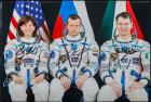 ISS Expedition 27 Oversized, Crew Signed Color Portrait