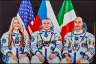 ISS Expedition 37 Crew Signed Oversized Color Photo