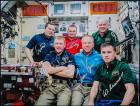 ISS Expedition 47 Complete Crew of 6 Signed Color Photo Aboard the ISS