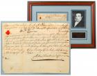 Thornton, Mathew - Autograph Document Signed by a Signer of the Declaration of Independence