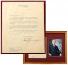 Truman, Harry - Typed Letter Signed as President, on White House Stationery