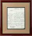 Van Buren, Martin - Manuscript Letter Signed Two Months After Leaving the Presidency