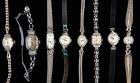 Lot of Vintage Women's 14K White gold Watches.