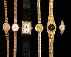 Miscellaneous Lot 14K Yellow Gold Women's Watches: