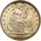 1865-S Liberty Seated 50C NGC MS65