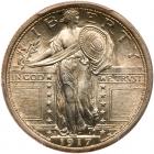 1917-D Liberty Standing 25C. Type 1 PCGS MS65