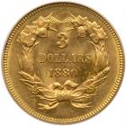 1880 $3 Gold PCGS MS65 - 2