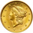 1851 $1 Gold Liberty PCGS MS63