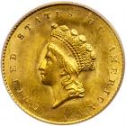 1855 $1 Gold Indian PCGS MS63