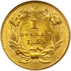 1855 $1 Gold Indian PCGS MS63 - 2