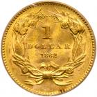 1862 $1 Gold Indian PCGS MS65 - 2