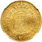 Peru. 8 Escudos, 1779-MJ (Lima) NGC AU58 - 2