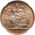 Great Britain. Crown, 1887 NGC MS63 - 2