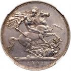 Great Britain. Crown, 1891 NGC MS62 - 2