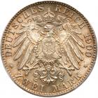 German States: Hamburg. 2 Mark, 1900-J PCGS MS67 - 2