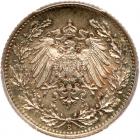 Germany. 1/2 Mark, 1911-E PCGS MS68 - 2