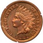 1884 Indian Head 1C PCGS PF64 RB